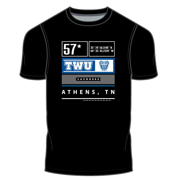 TWU WLax Heritage Unisex T-Shirt- Black