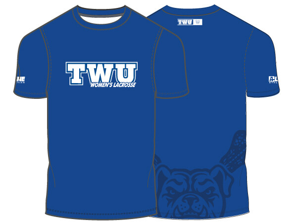 TWU WLax Unisex Shooter Shirt- Royal Blue