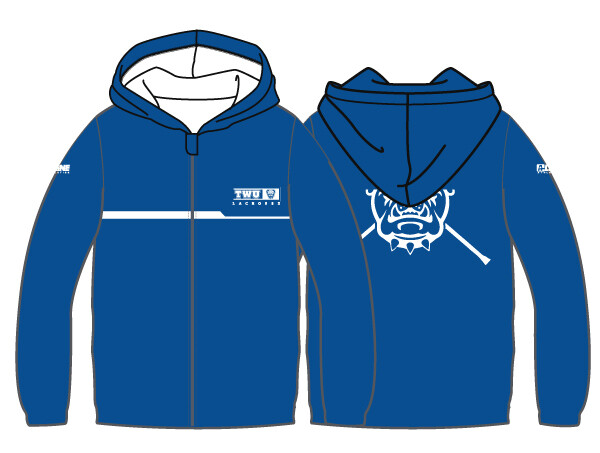TWU WLax Unisex Windbreaker- Royal Blue