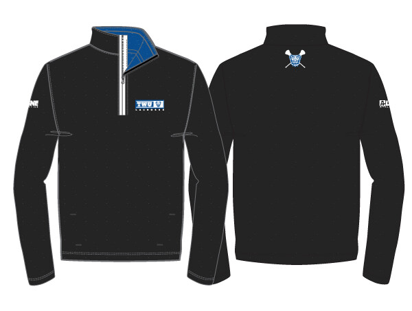 TWU WLax Unisex 1/4 Zip- Black