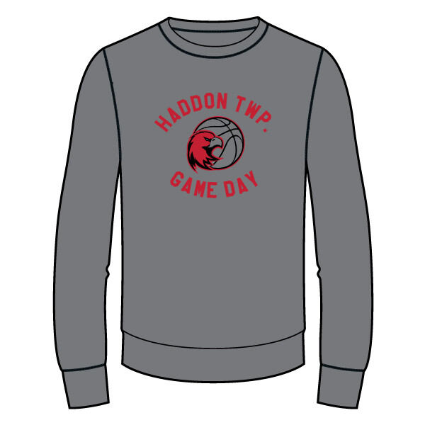 Hadoon TWP Game Day Sweatshirt- Dark Heather Grey