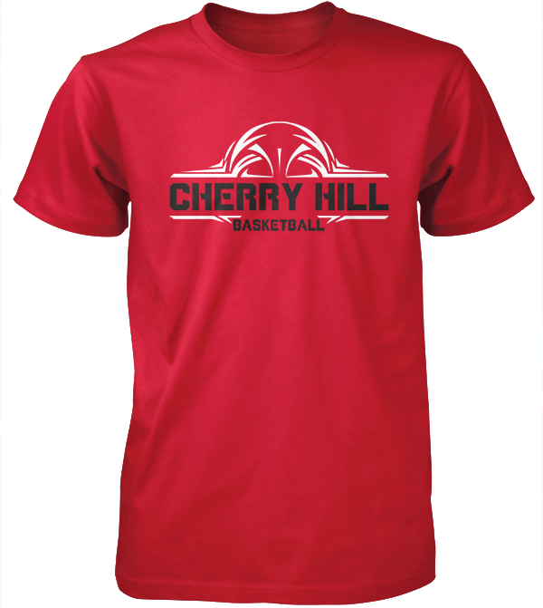 Cherry Hill Basketball Red T-Shirt