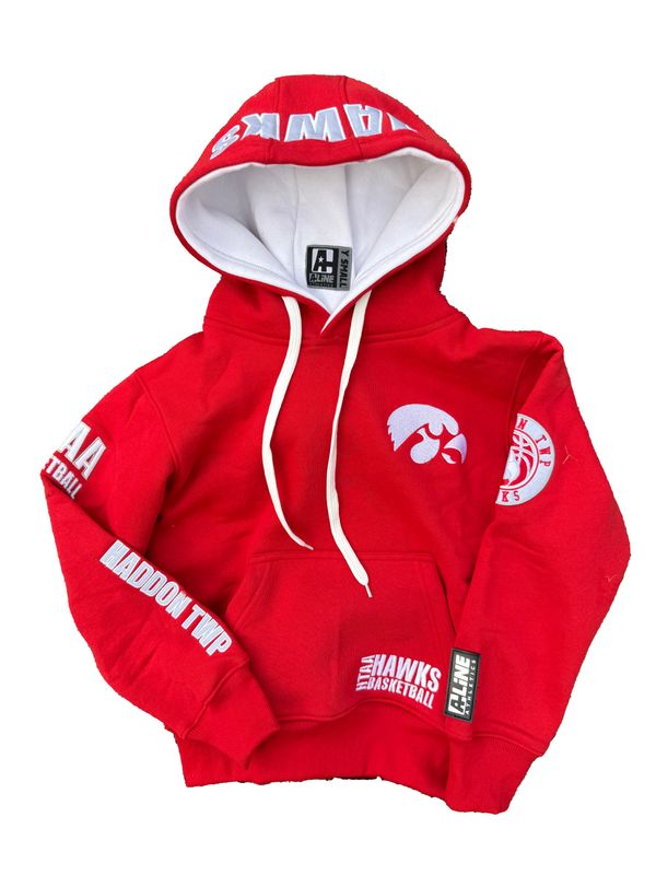Haddon Twp Premium Hoodie: Red