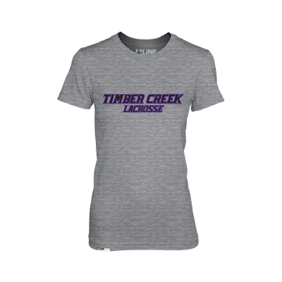 TCHS Lacrosse Women&#39;s T-Shirt- Heather Grey