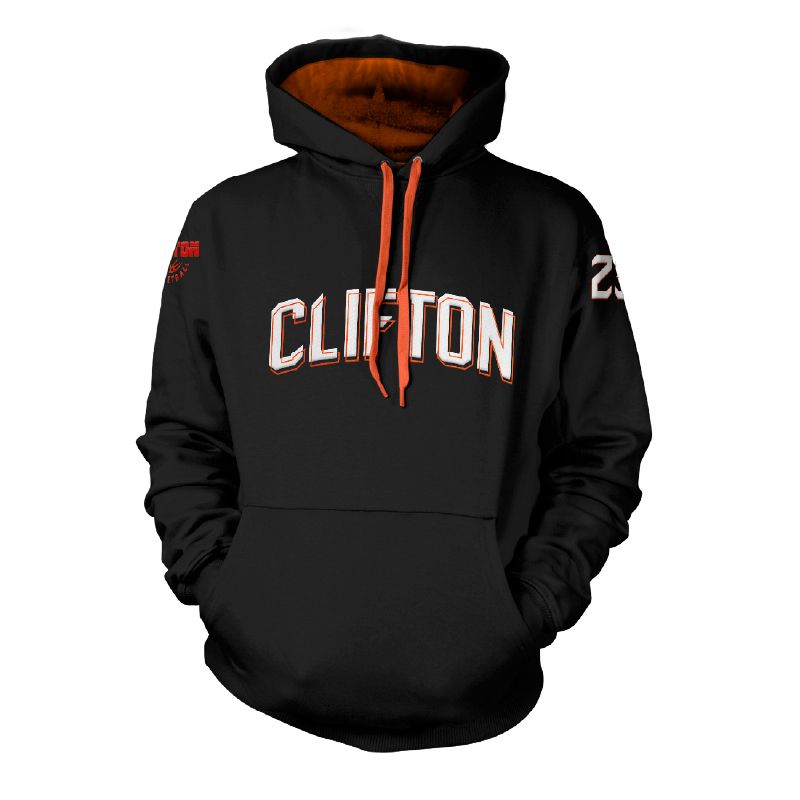 Clifton Basketball Premium Hoodie- Black