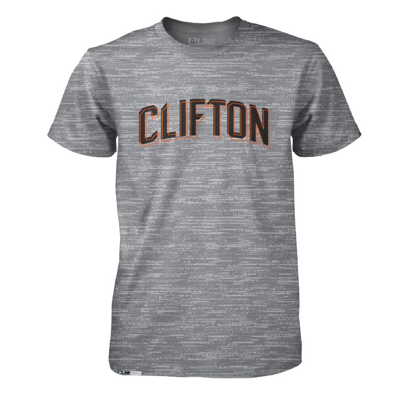 Clifton Basketball Unisex T-Shirt: Heather Grey
