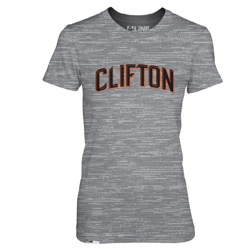 Clifton Basketball Women's T-Shirt- Heather Grey