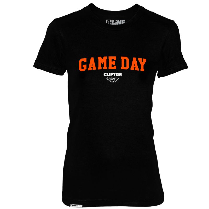 Clifton Basketball Women's T-Shirt- Black