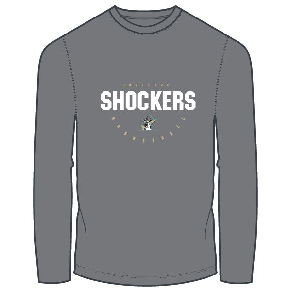 Shockers Unisex Long Sleeve T-shirt- Grey