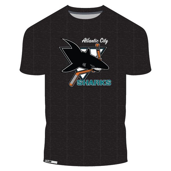 AC Sharks Unisex T-Shirt: Black