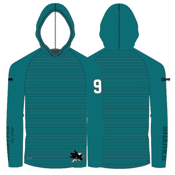 AC Sharks Lightweight Beach Hoodie