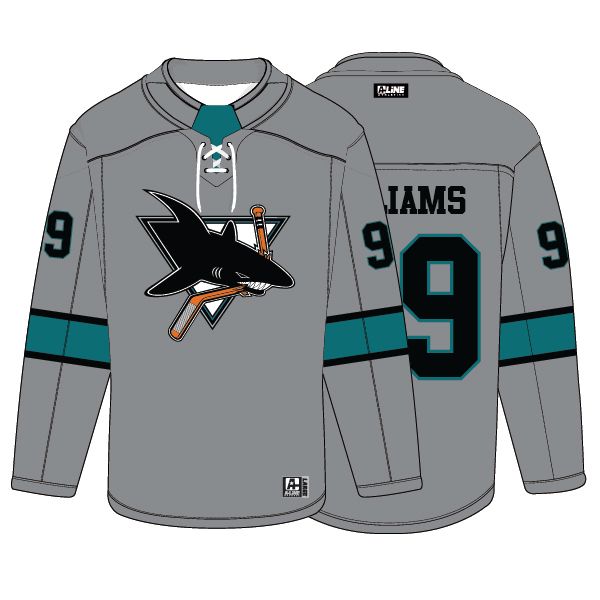 AC Sharks Replacement Jersey- Grey