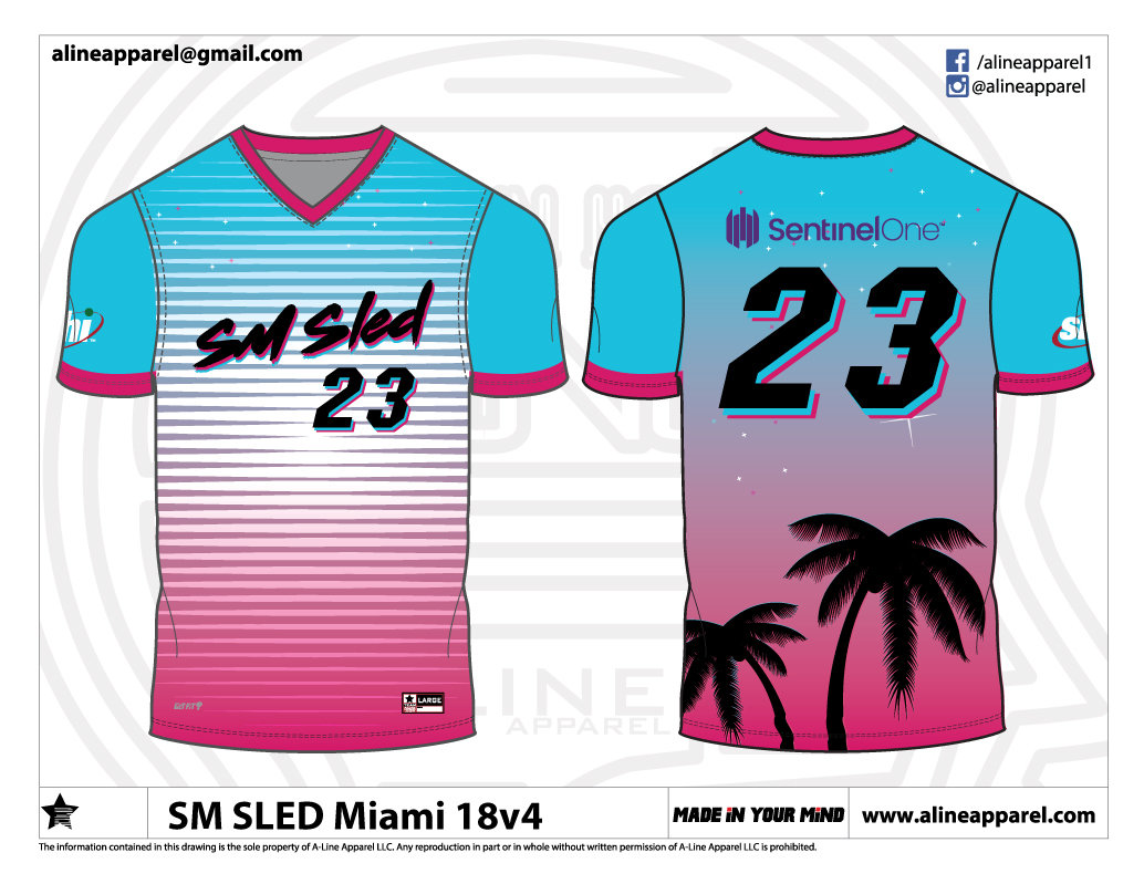 SHI SM Sled 2018 Jerseys