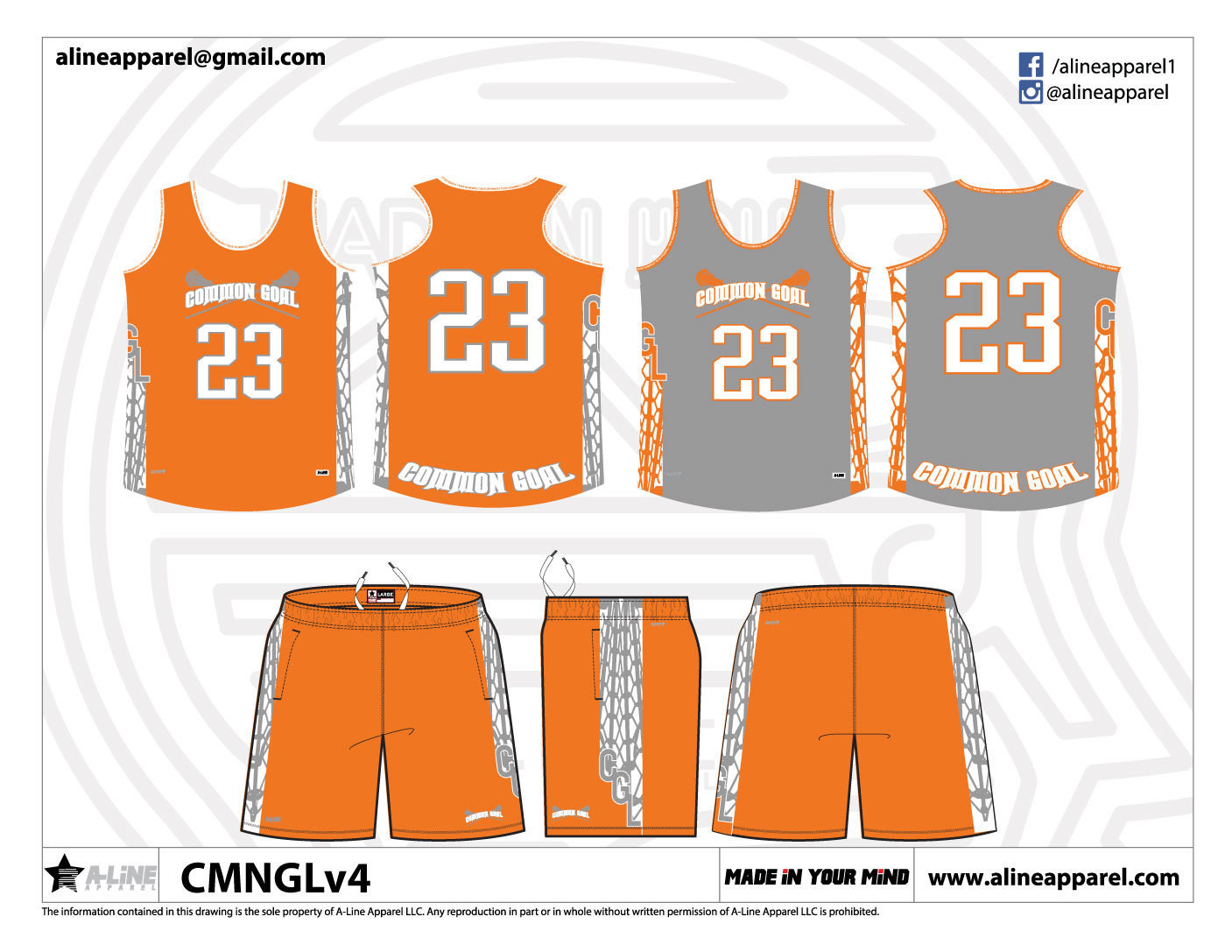 Common Goal Lacrosse Uniform
