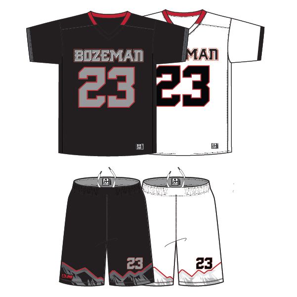 Bozeman Lacrosse Uniform- Home and Away Set