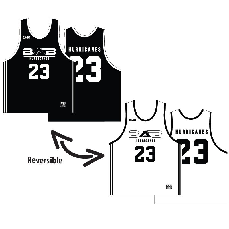 BAB Hurricanes Reversible Practice Jersey- 2026