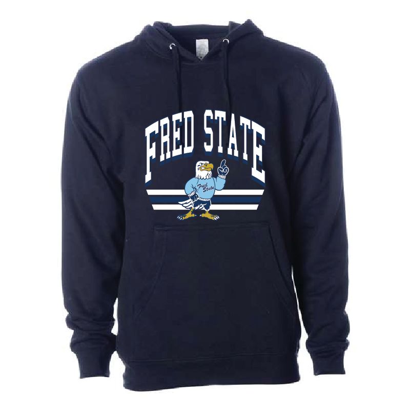 2026 Fred State Unisex Hoodie: Navy