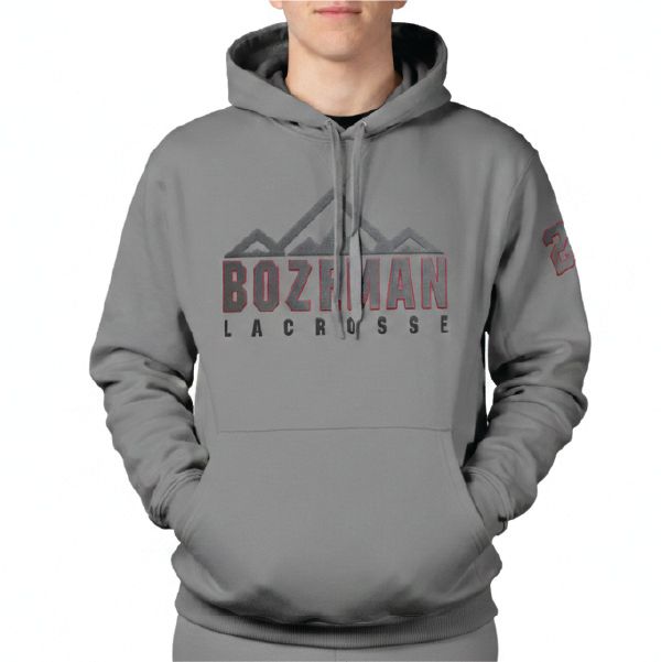 Bozeman Unisex Performance Hoodie- Grey