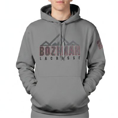 Bozeman Unisex Performance Hoodie- Grey