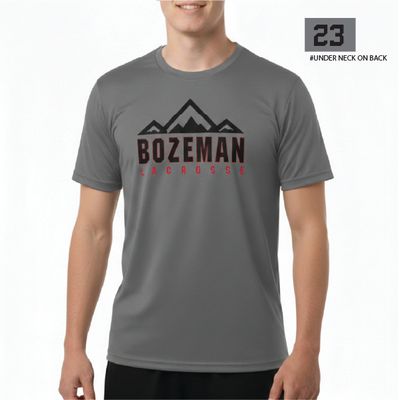 Bozeman Short Sleeve Shooter Shirt- Grey