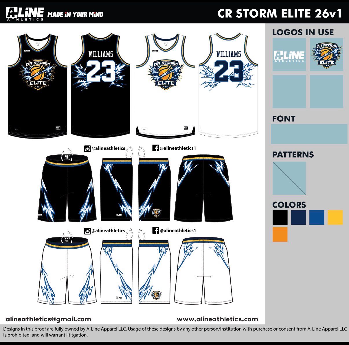 CR Storm Elite Uniforms