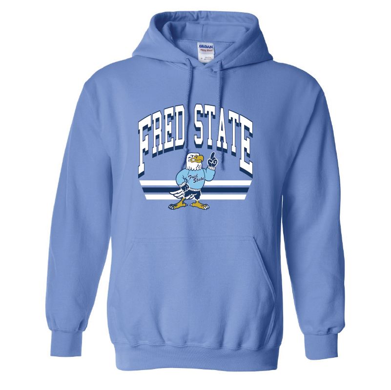2026 Fred State Unisex Hoodie: Carolina Blue