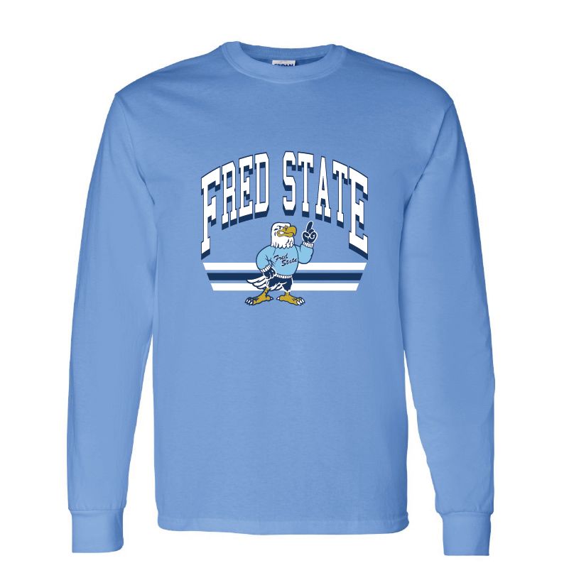 2026 Fred State Unisex Long Sleeve T: Carolina Blue