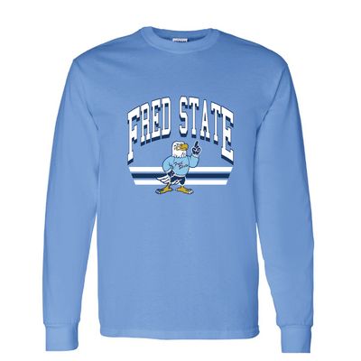 2026 Fred State Unisex Long Sleeve T: Carolina Blue