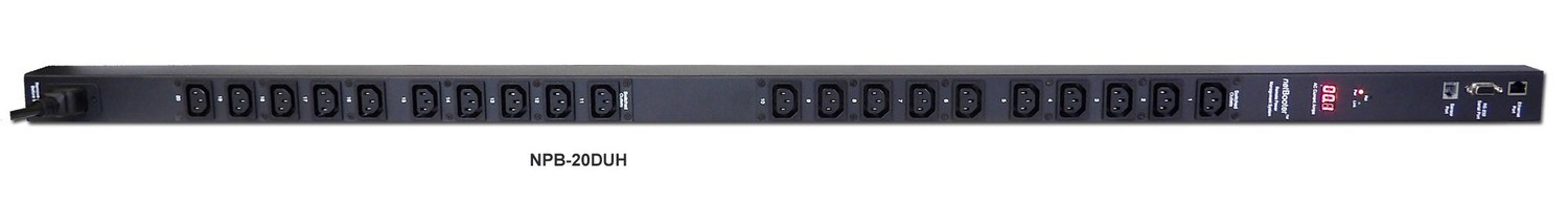 netBooter NPB-20DUA Switched and Metered PDU (Attached Cord series)
