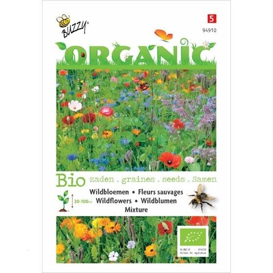 Buzzy® Organic Wildbloemen mengsel (BIO)