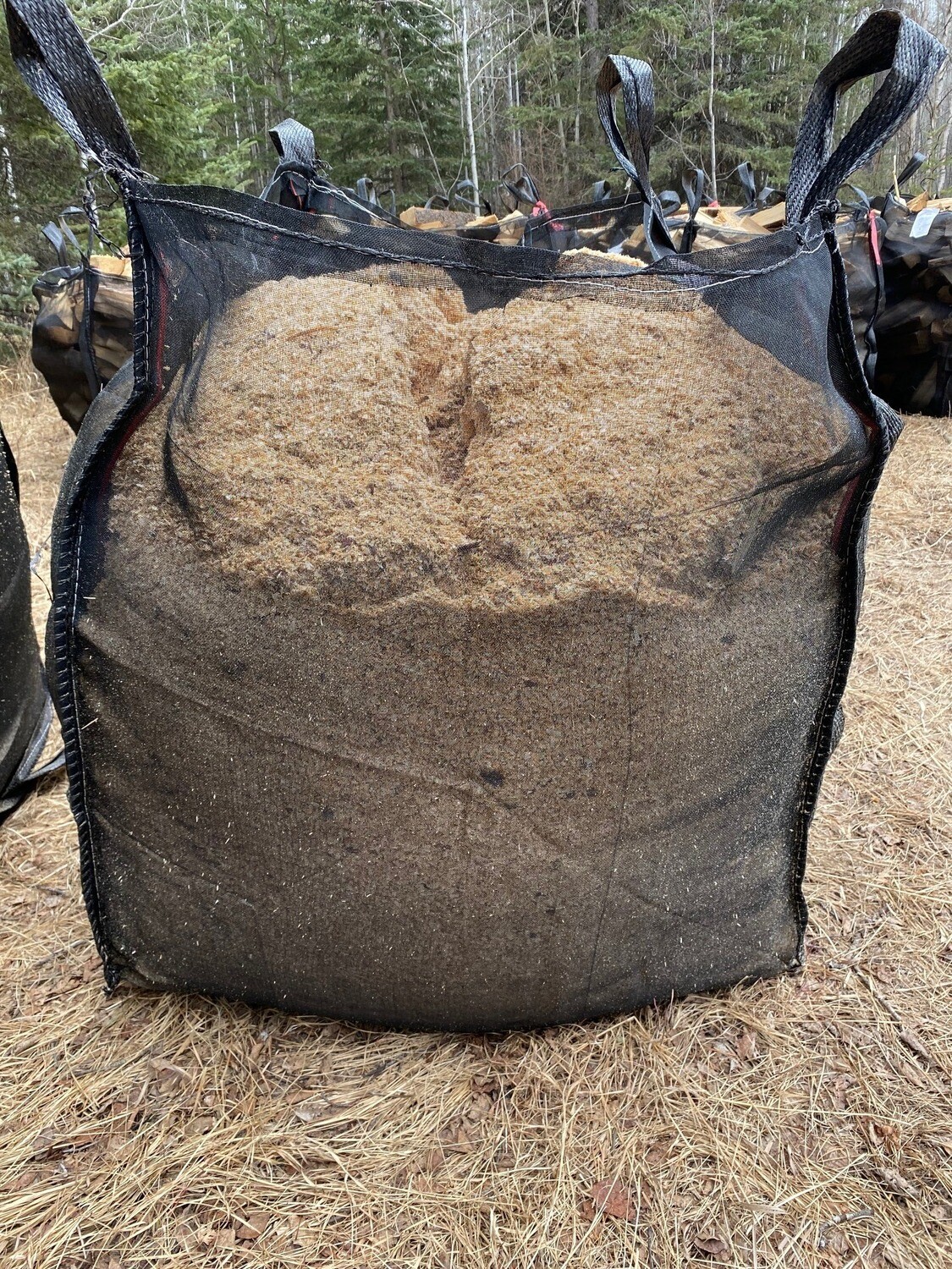 Firewood Processor Wood Shavings