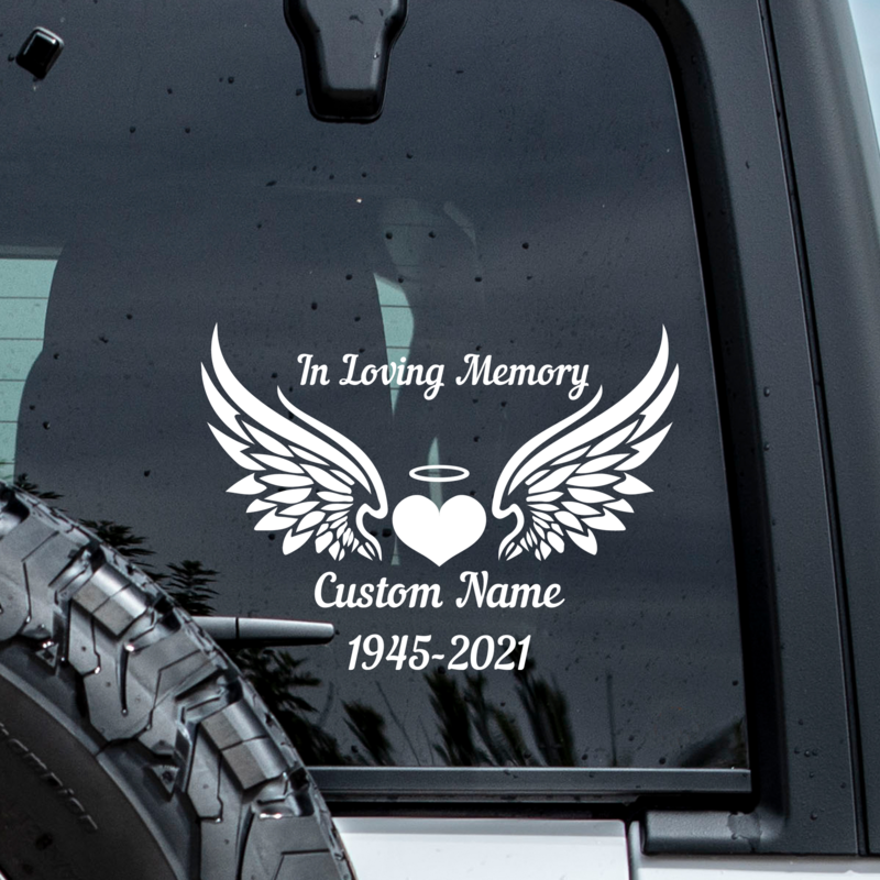 Customized In Loving Memory Decal