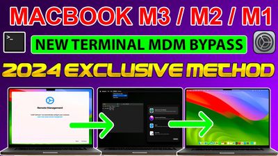 iPU MACBOOK MDM BYPASS - T2, M1, M2, M3 VENTURA, SONOMA, TODOS SUPORTADO