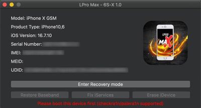 iBYPASS LPRO MAX HELLO IOS 12/17 COM REDE 6S ATE X WIN/MAC