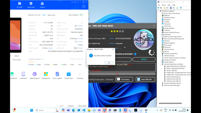 i-ACTIVATOR FMI OFF IPAD WIFI FORMATADO 100% WINDOWS