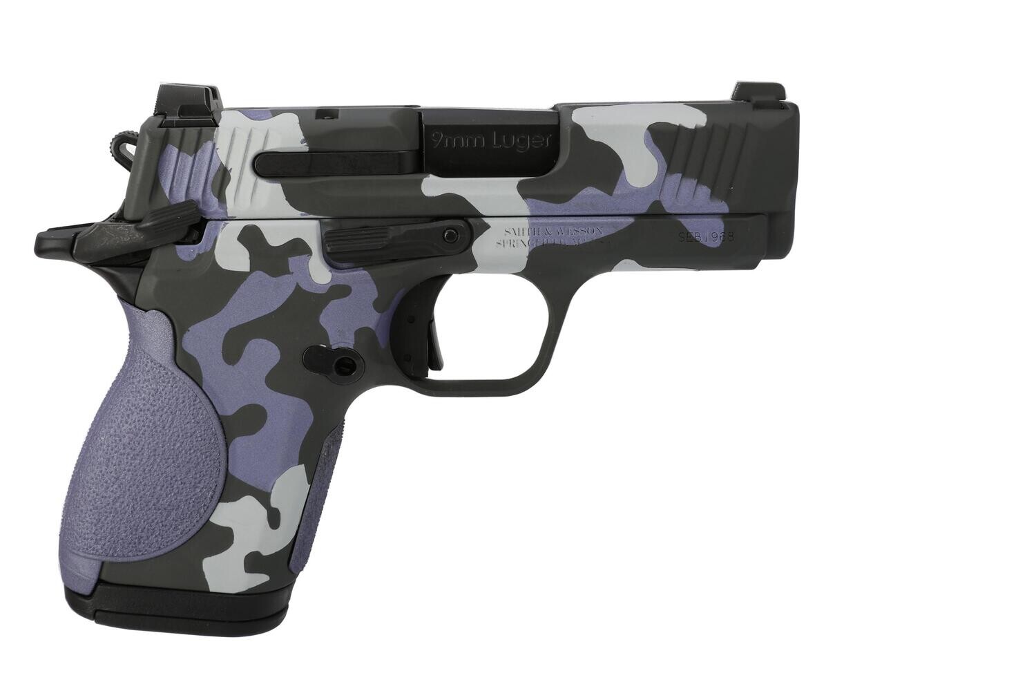 Smith and Wesson Csx 9mm 3.1" Purple Camo 12+1