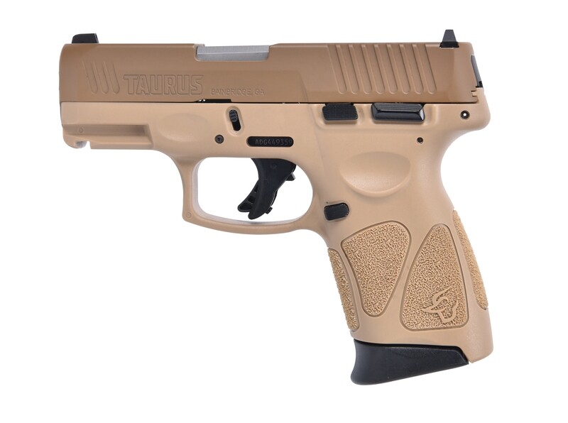 Taurus G3c 9mm Tan/coy 3.2&quot; 10+1 Ma