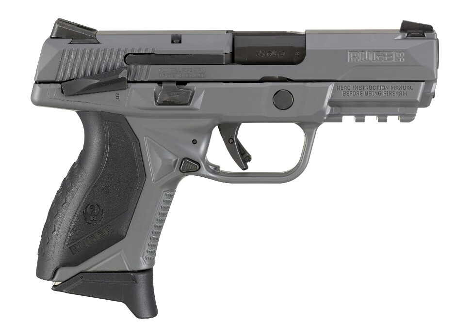 Ruger Amer Cpct 45acp 3.8" Grey Sfty