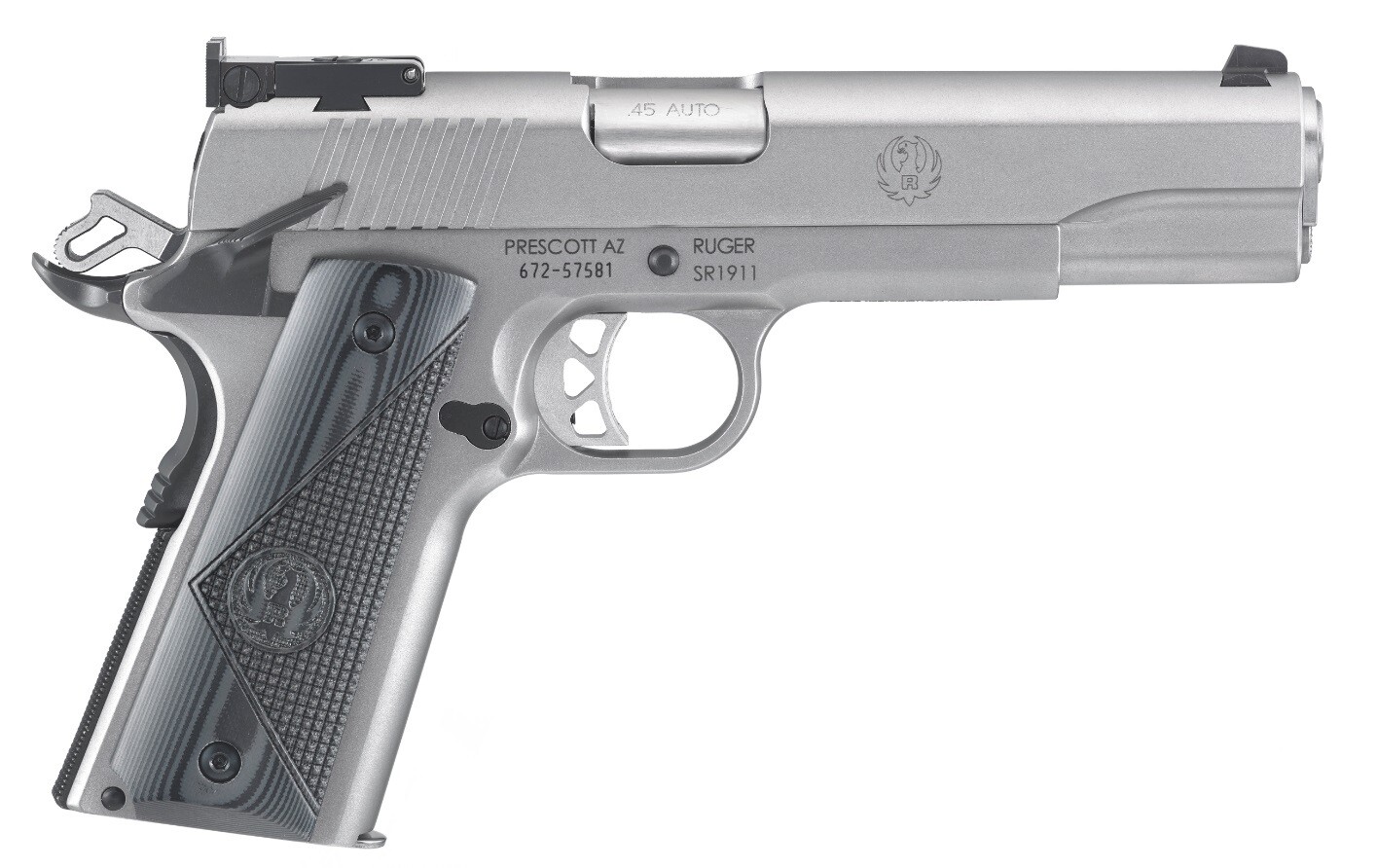 Ruger Sr1911 Target 45acp Ss/g10 5&quot;