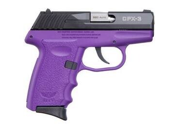 SCCY Industries Cpx-3 380acp Blk/purple 10+1
