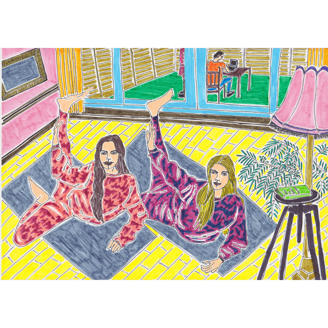 Print Illustration &quot;Morning Routine&quot;