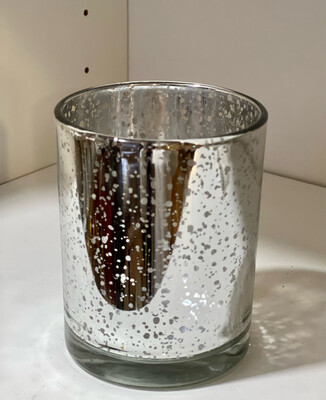 Świecznik na tealight stare srebro / lustro - wypożyczenie