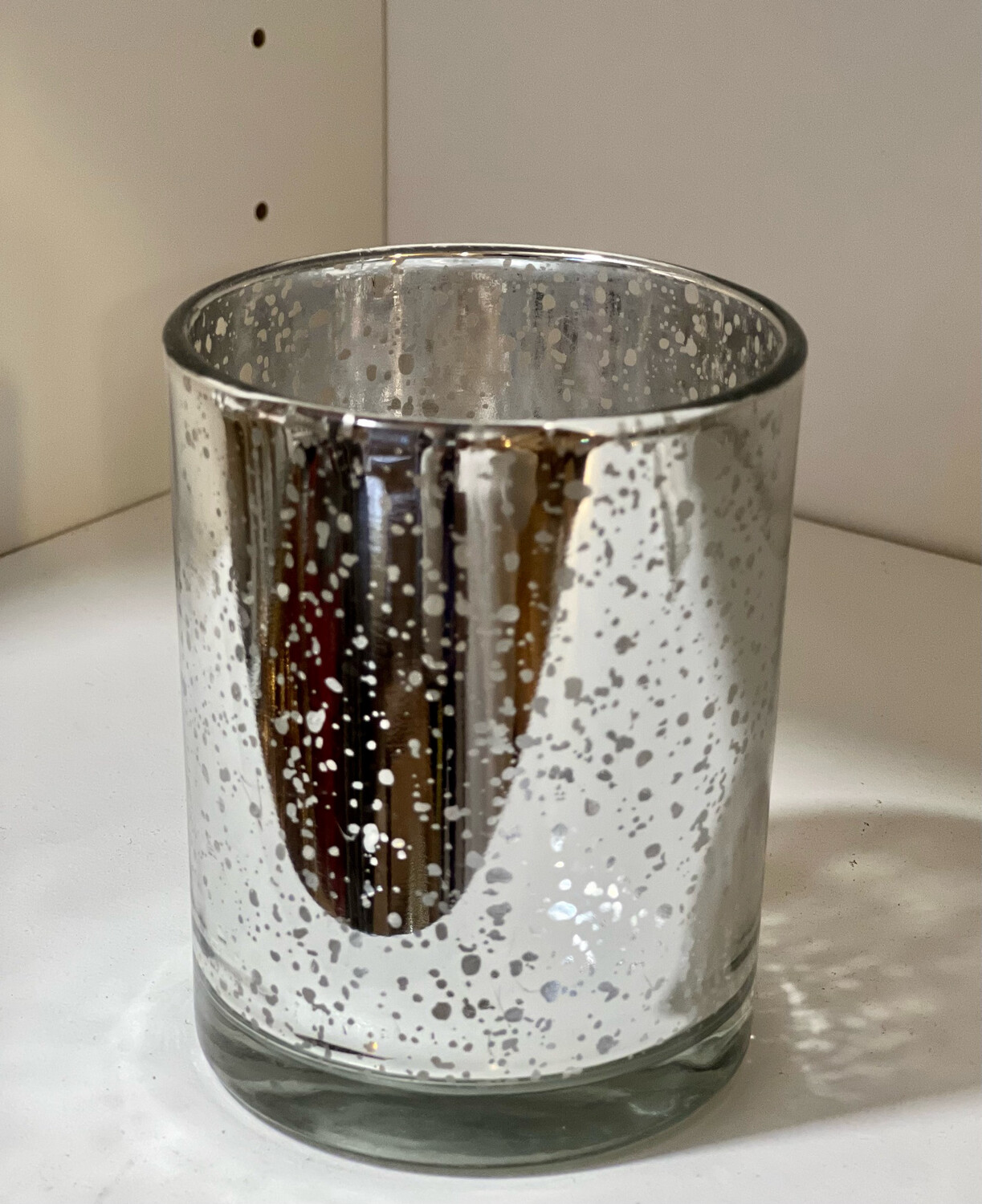Świecznik na tealight stare srebro / lustro - wypożyczenie