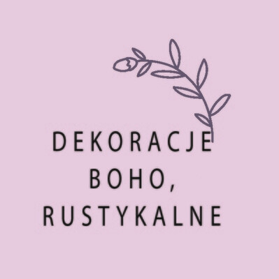 Dekoracje Boho, Rustykalne