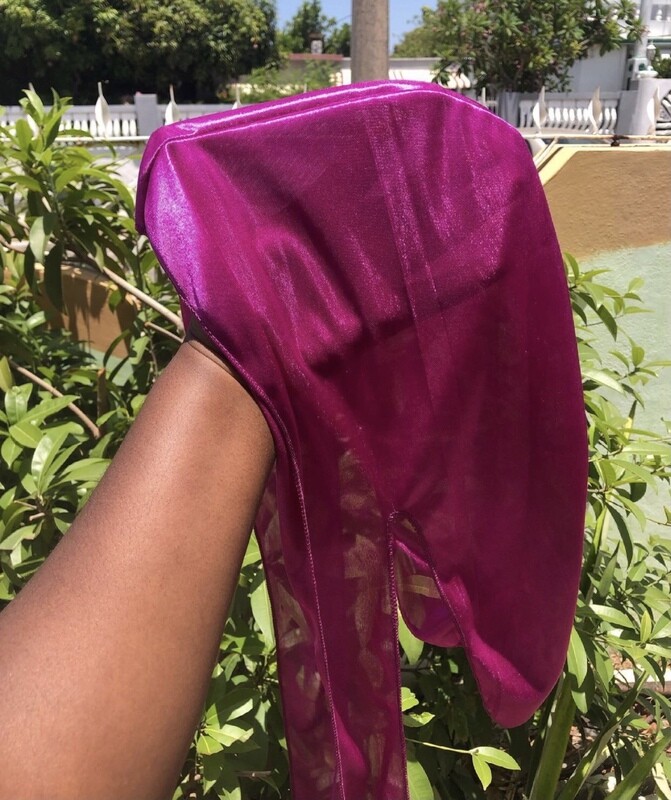 Purple Satin Durag