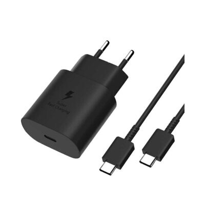 Chargeur Samsung Travel Adapter (25W) USB-C vers USB-C (Noir)