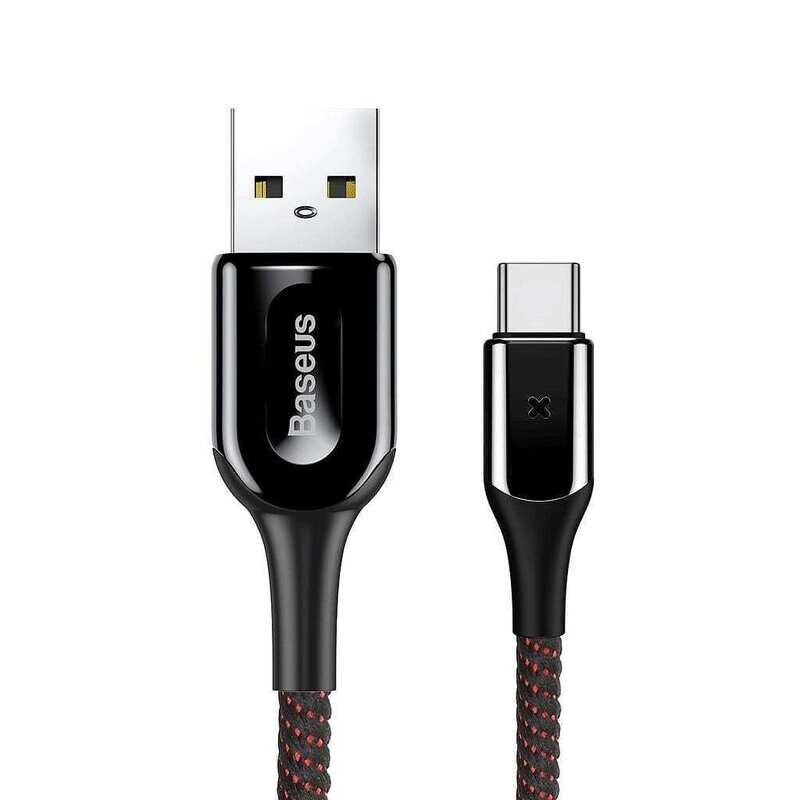 Cable Baseus X-shaped Light type-C (1m) Noir