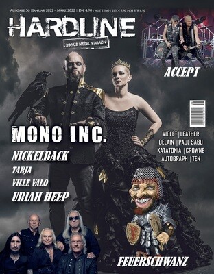 Hardline Magazin 6 Ausgaben Abo Worldwide Shipping