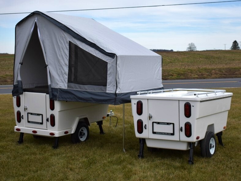 Small Tent Camper Trailer Mini Camper Awnings Lightweight - Main Image