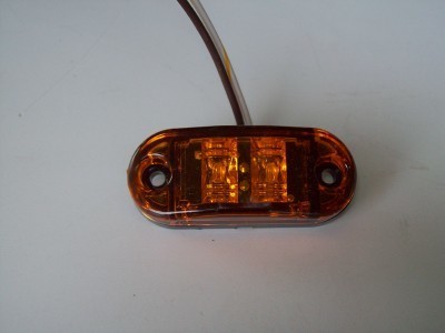 Oval Amber Marker Light